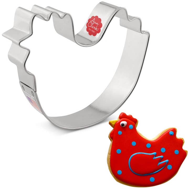 Chicken Cookie Cutter. (Bag of 1 Dozen) for wholesale by Ann Clark