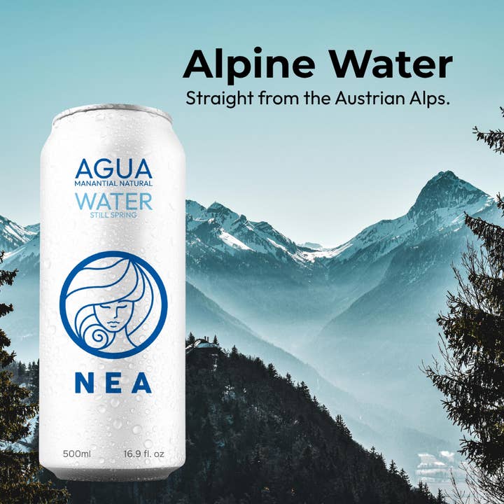 Nea Water - Wholesale Still Water - NEA Spring Water - Pure Canned Water from the Austrian Alps.1