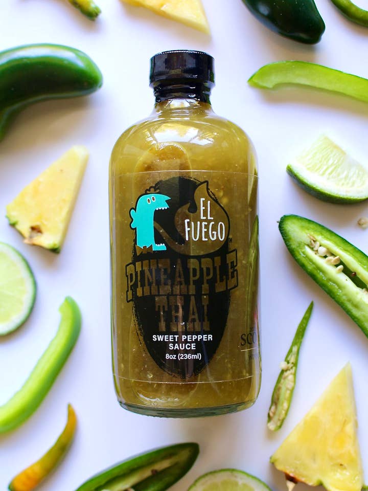 Pineapple Thai Sweet Pepper Sauce for wholesale by El Fuego Pepper Sauce