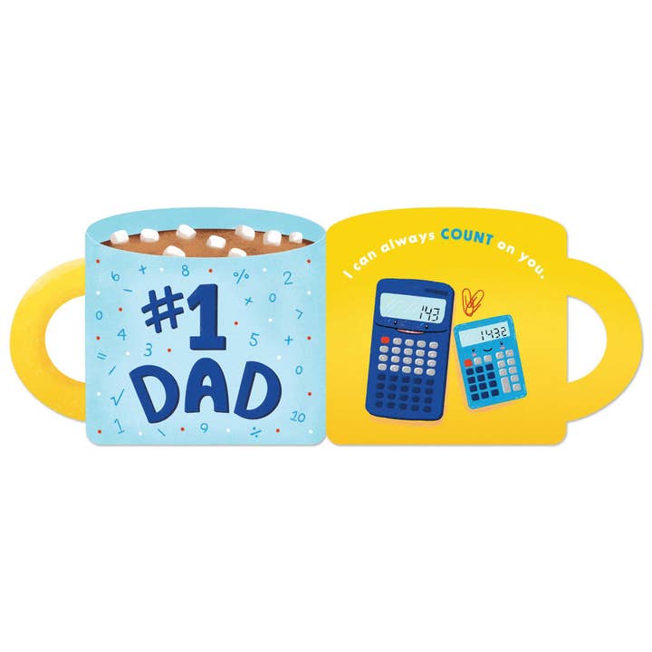 Simon & Schuster - Wholesale Book - Kids - #1 Dad (A Mugs & Kisses Father's Day Shaped Board Book for Toddlers) by Teresa Bonaddio