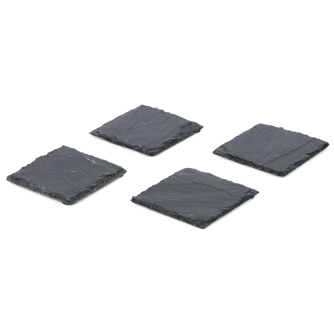 Willow Group - Wholesale Coasters - S/4 SQ SLATE COASTERS2