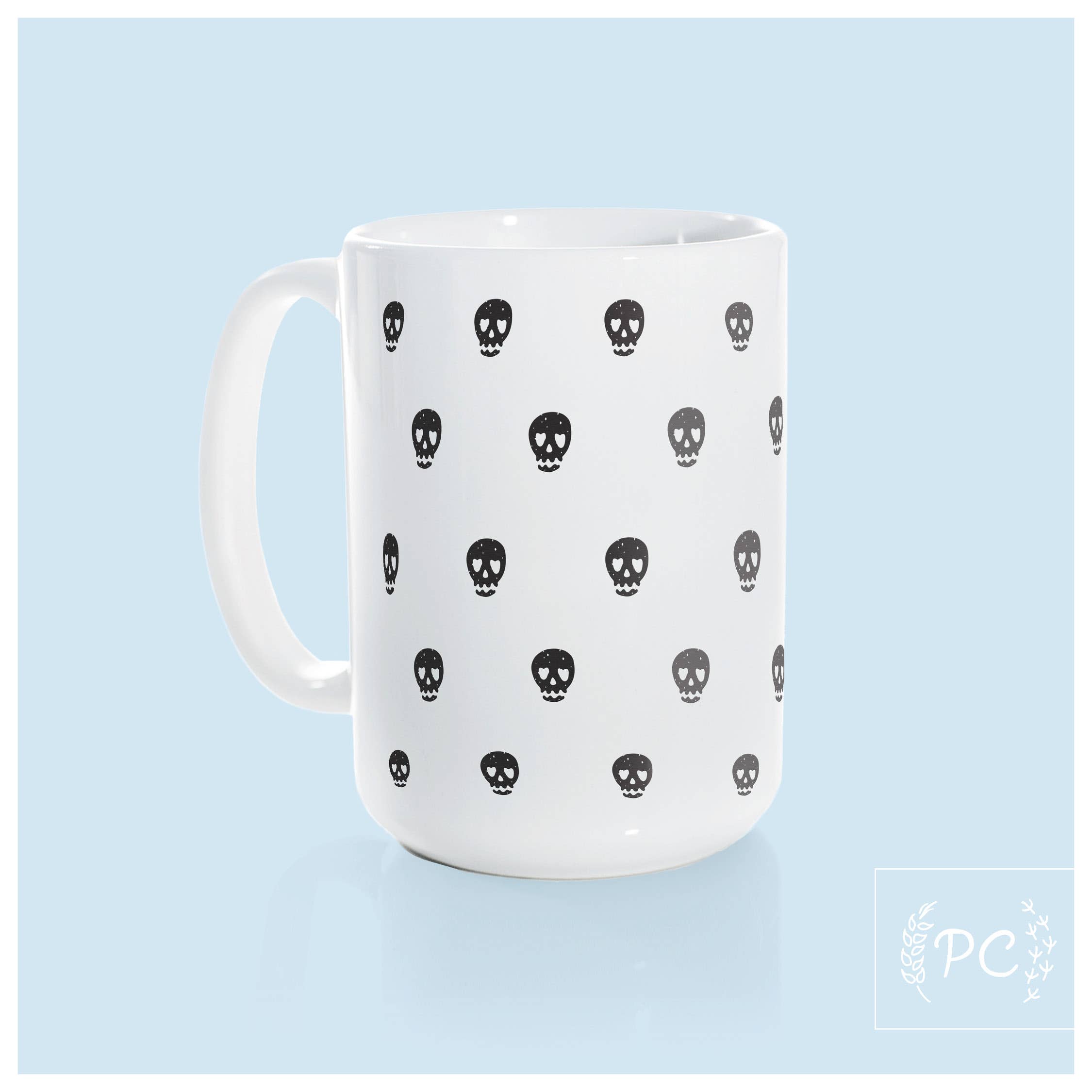Prairie Chick Prints - Wholesale Coffee Mug - Skulls | Ceramic Mug7