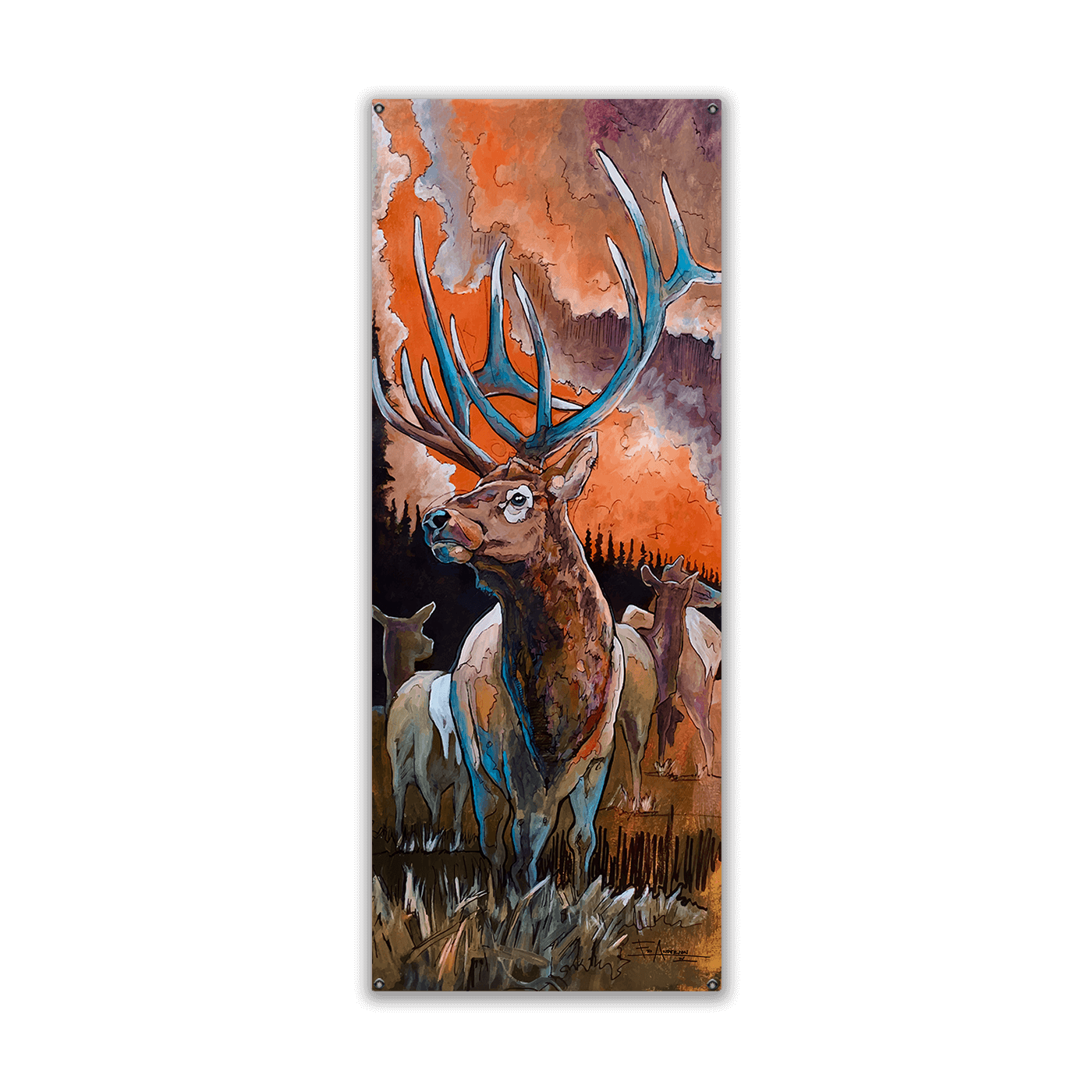 Old Wood Signs - Wholesale Art Print - BHA Elk - Wood & Metal Wall Art5