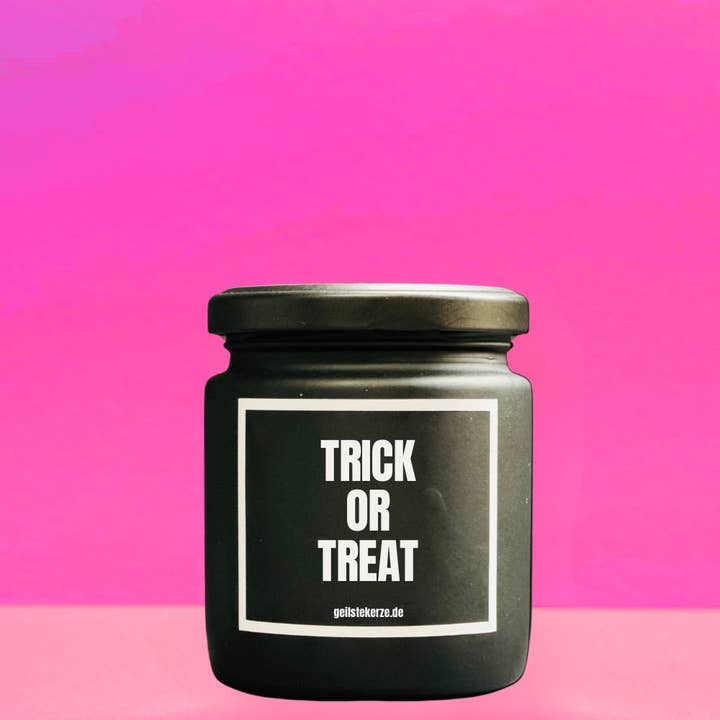 Bougie parfumée | TRICK OR TREAT pour la vente par geilstekerze