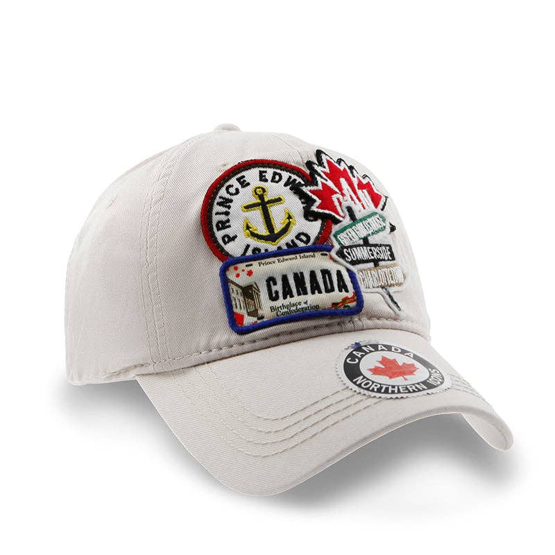 Northern Icons Canada - Wholesale Baseball Cap - Unisex - Prince Edward Island Multi-patch Cap2