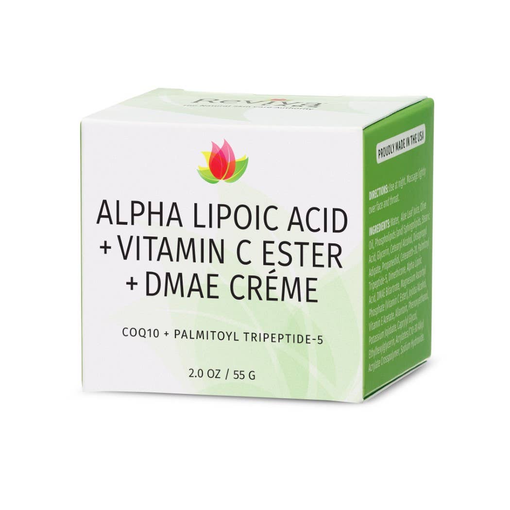 Reviva Labs – Großhandel Anti-Aging-Feuchtigkeitscreme – Alpha-Liponsäure, Vitamin C Ester, DMAE Creme2