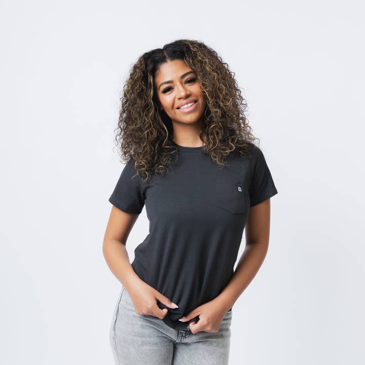 Adult Essentials Unisex Tee - Phantom for wholesale by RAGS