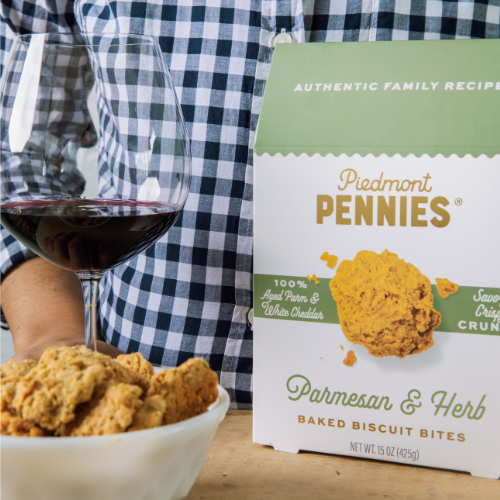 Piedmont Pennies - Wholesale Crackers - Parmesan & Herb Cheese Crackers, Boxes (6)3