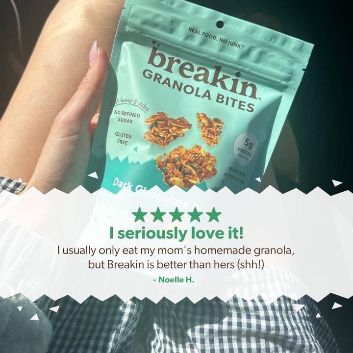 Breakin Snacks - Wholesale Granola - Coconut Almond: Chewy Granola Bites (10pk)5