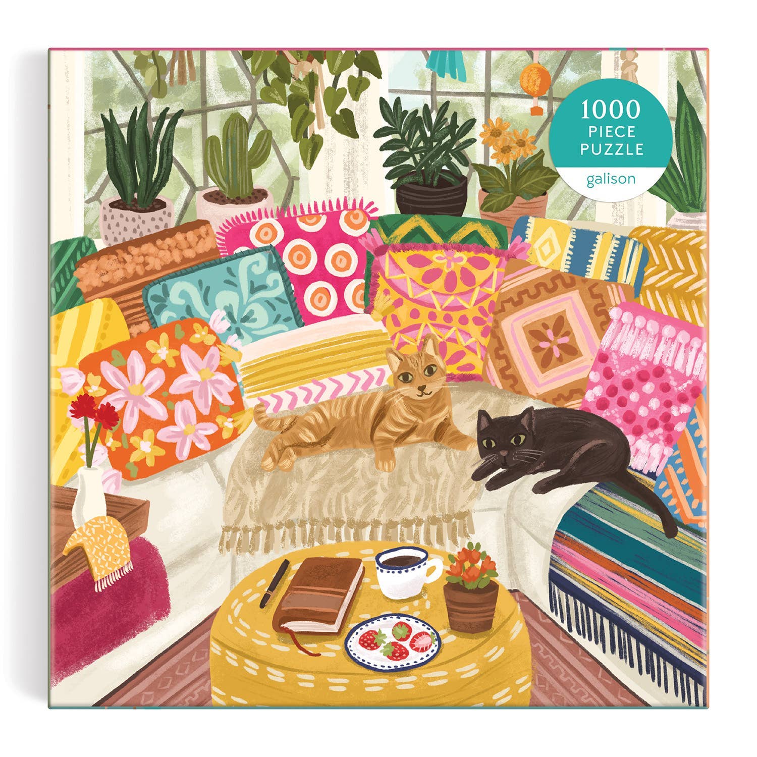 Chronicle Books - Wholesale Puzzle - Adult - Serenity Meow 1000 Piece Puzzle in a Square Box2