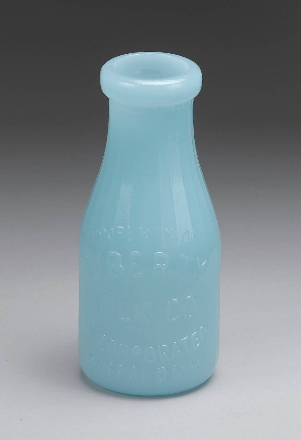 AA Importing - Wholesale Milk/Juice Bottle - Liberty Milk Bottle, Bristol Blue0
