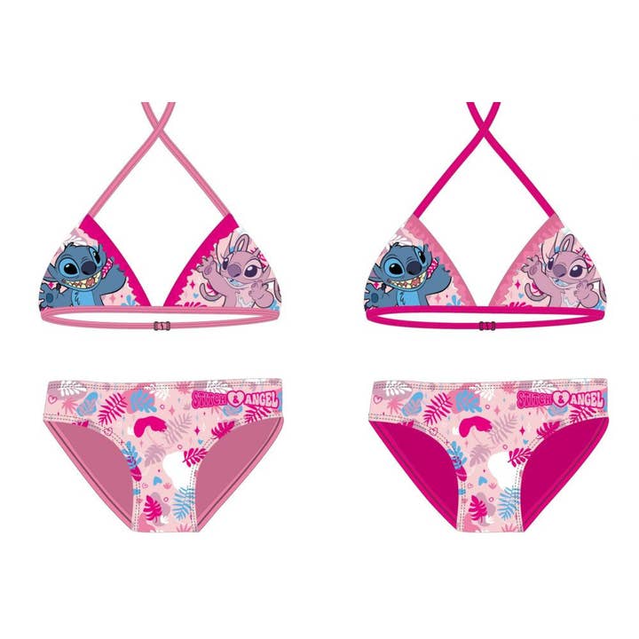 Evidence – Engroshandel Bikini – til børn – Stitch to-delt bikini til små piger trekant