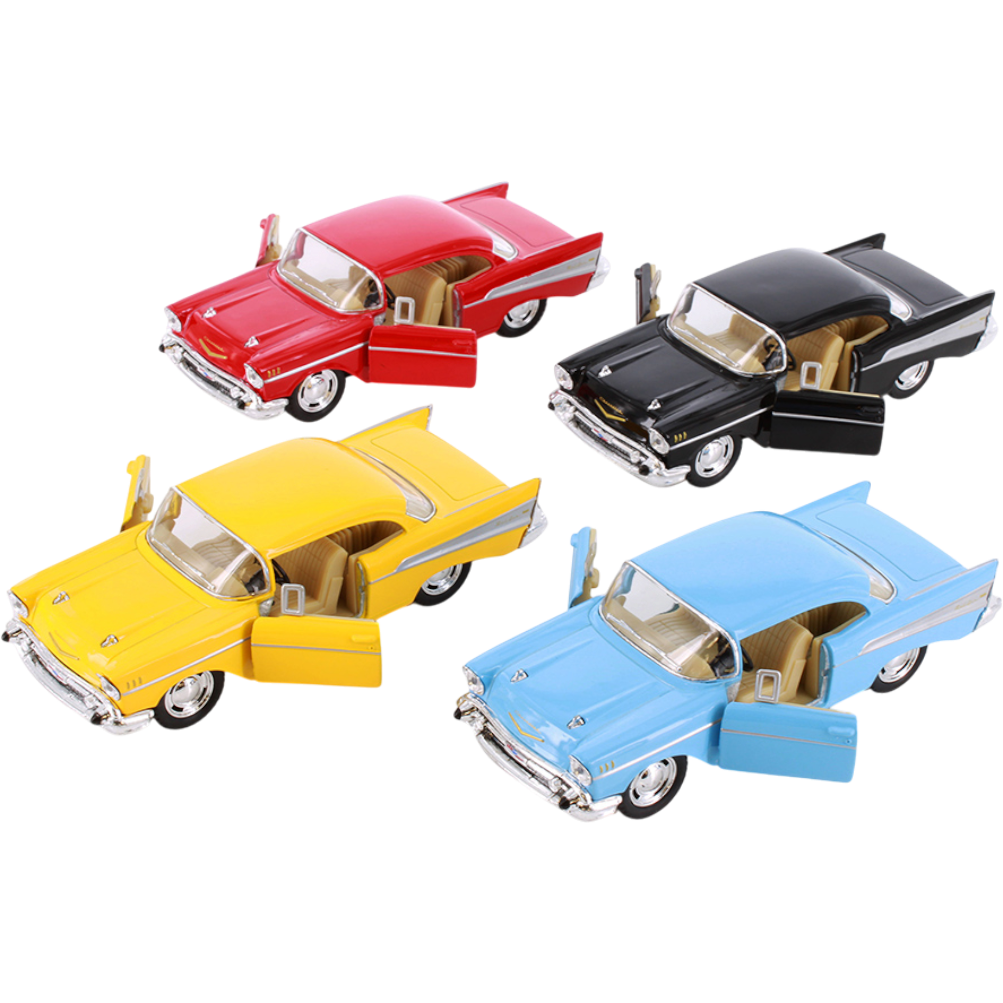 Cow Crack Wholesale - Wholesale Toy Car/Truck - Kids - Kinsmart Chevrolet Bel-Air Hard Top Diecast 1/40 Scale 1