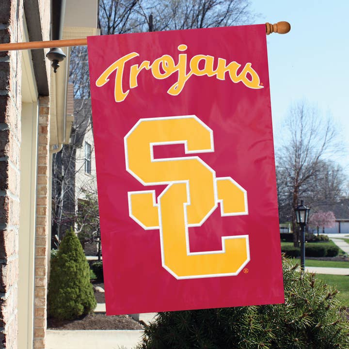 Party Animal, Inc. - Wholesale Flag - USC Trojans Applique Banner Flag