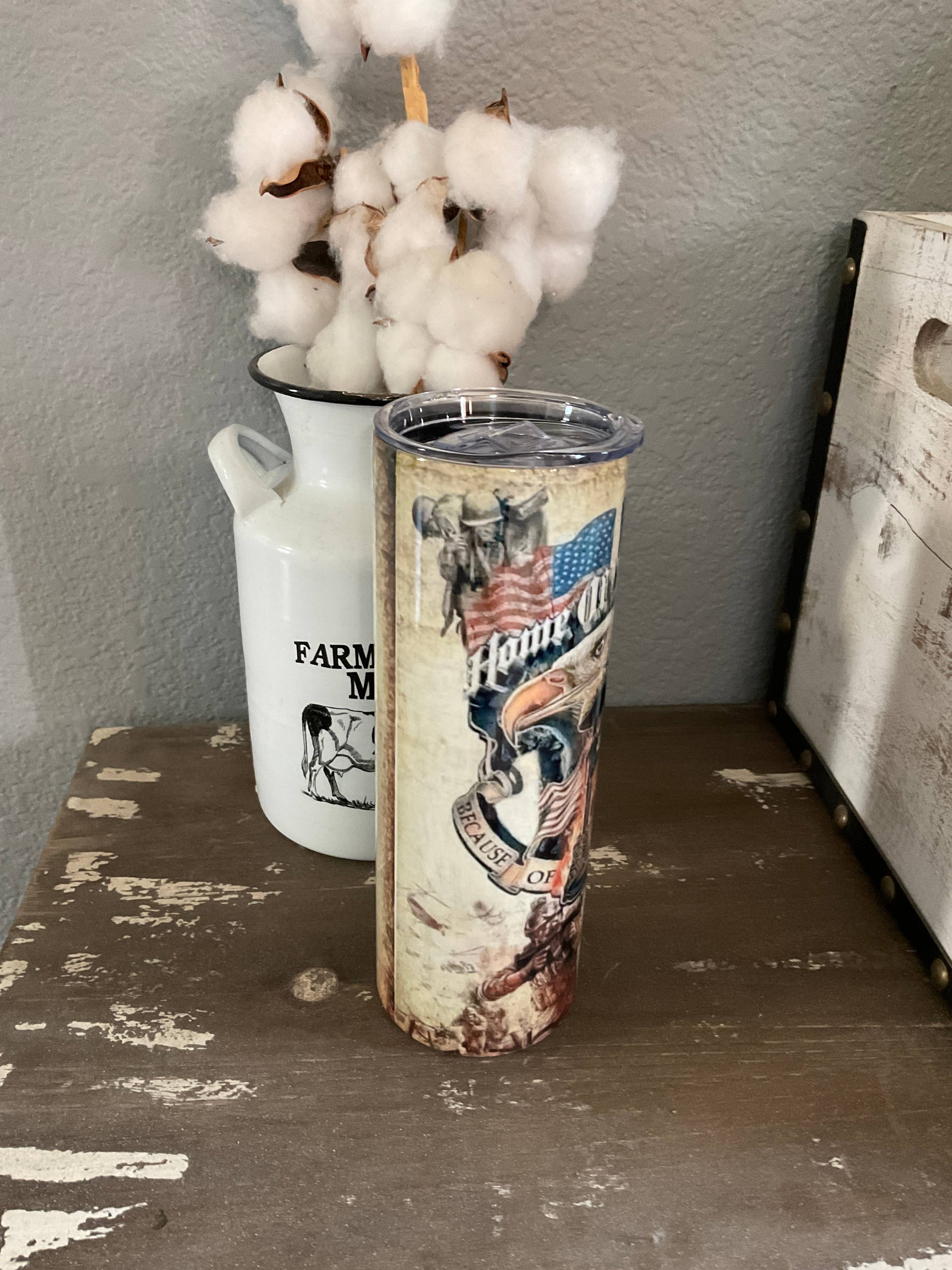 Farm Life Crafting - Wholesale Insulated Mug/Tumbler - Veterans 20oz Tumblers1