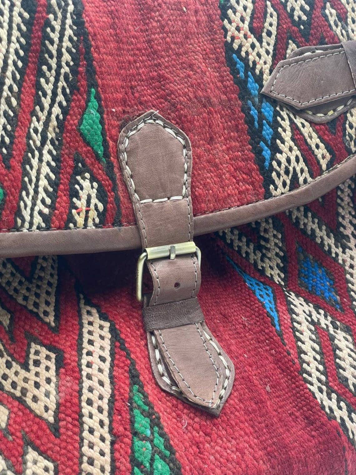 Melecraft – wholesale Weekender bag – Unisex – Moroccan Vintage Kilim bag, Large weekender bag unisex7