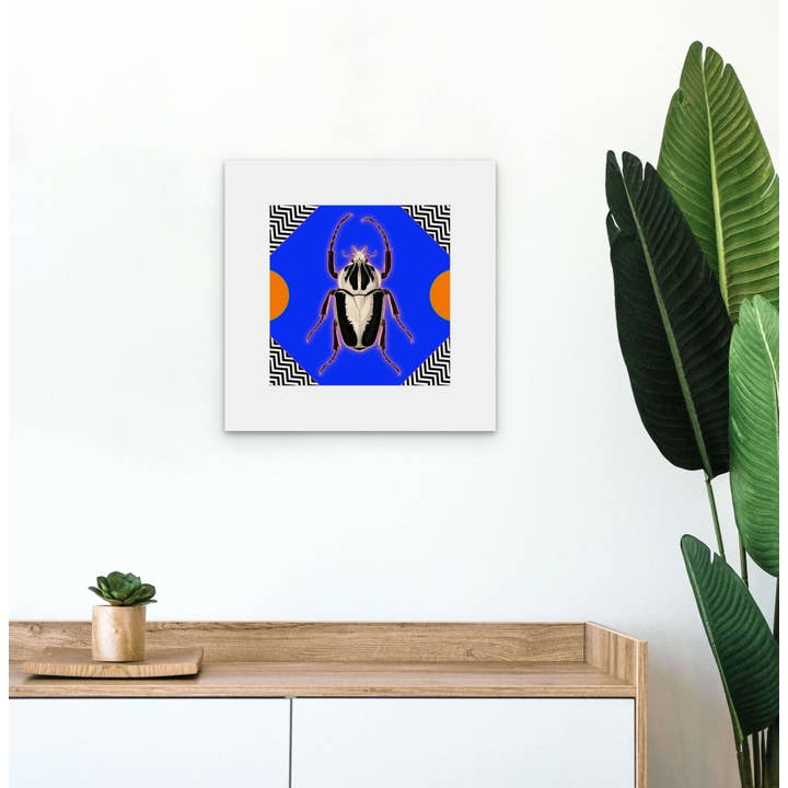 Beetle Jazz Mounted Art Print: Høj kvalitet Giclée Print for engroshandel hos 'Alkemest