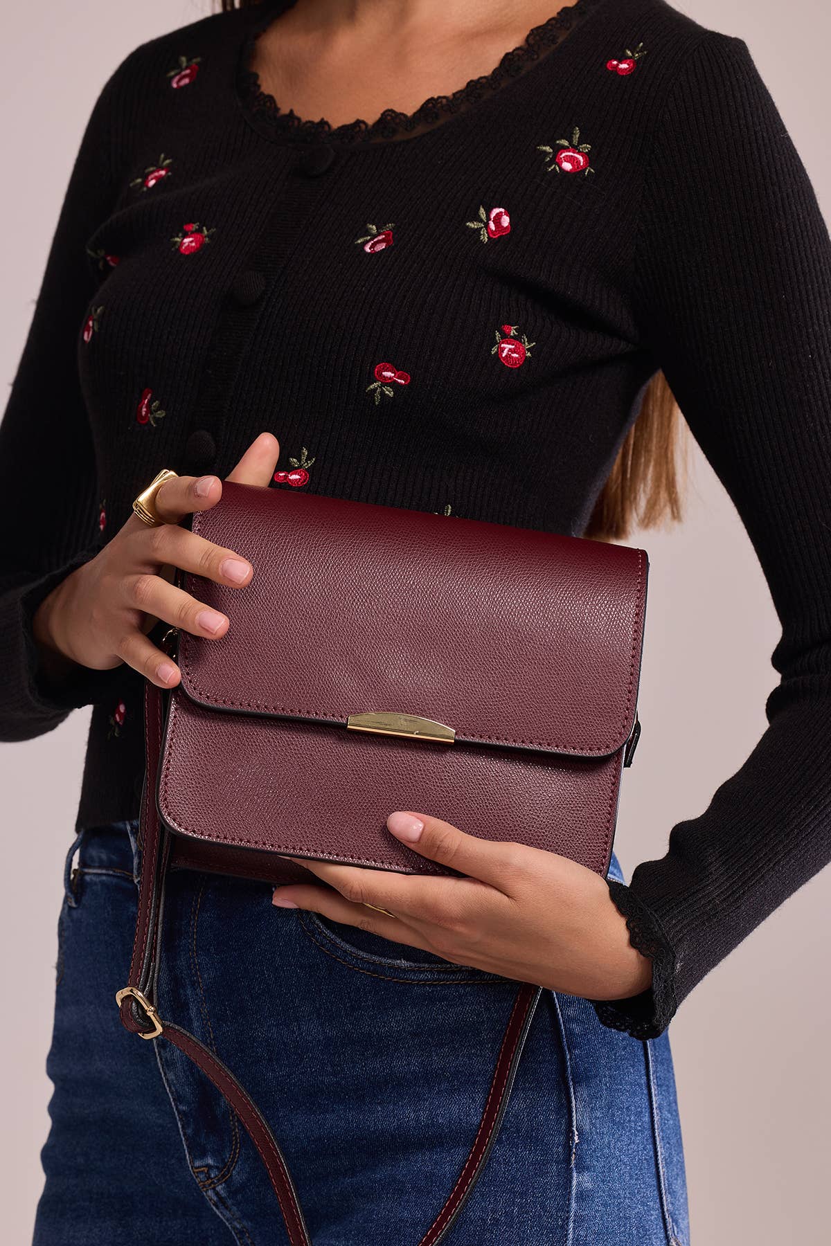 Cherry Paris - Wholesale Messenger Bag - Women's - MANUELA PALMELLATO Bag - 418612