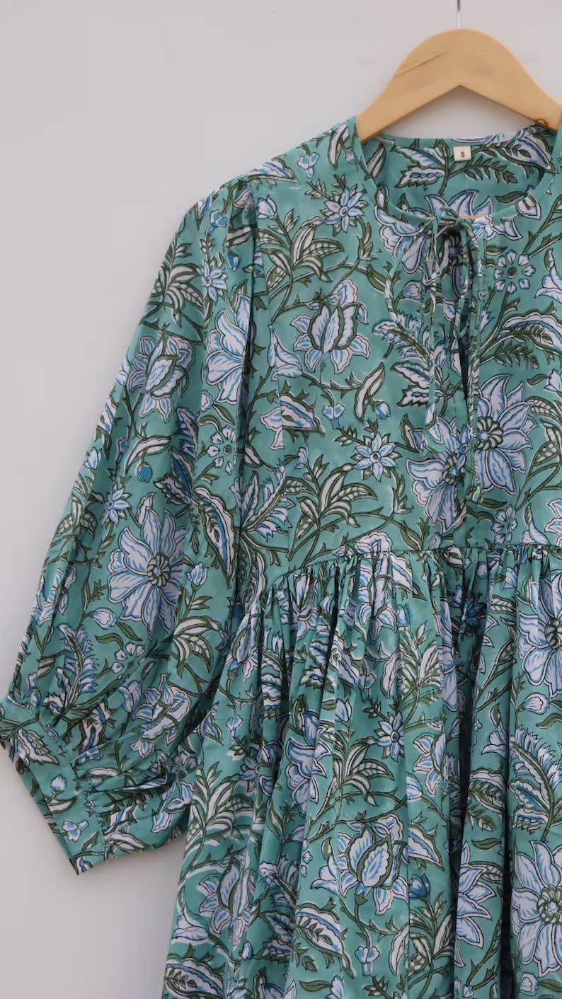 bhavnas boutique - Wholesale Dress - Women's - Summer Midi Dress Tiger Print Mini Dress Long Block Printed1