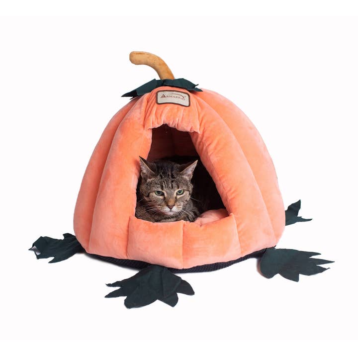 Armarkat Cat Hideout Bed Pumpkin Cartoon Bed for wholesale by Armarkat