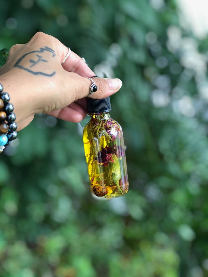 Sagittarius Full Moon Oil | Strength + Healing Moon Oil for wholesale by Fey Herba Organics LLC