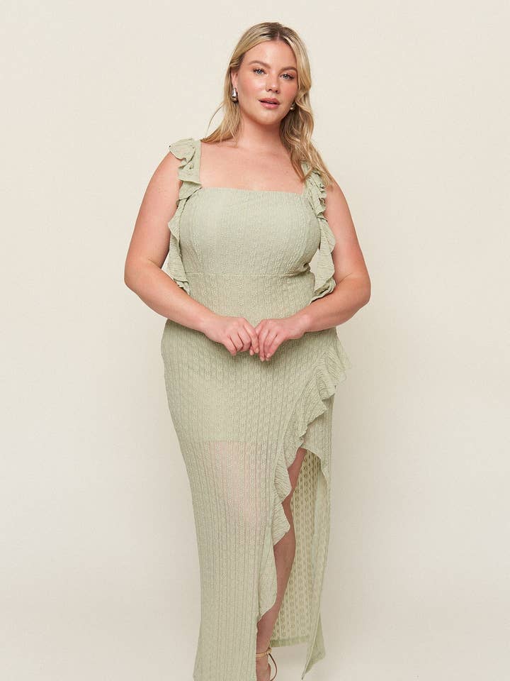 Vestido de Renda Assimétrico Maria por atacado de What Lo Wants