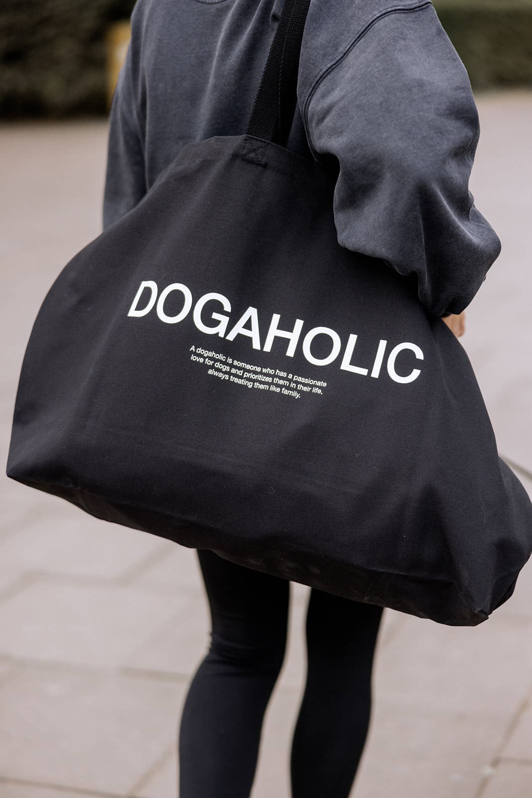 Lieblingspfote – wholesale Bärkasse - Unisex – DOGAHOLIC XXL Shopper Svart3
