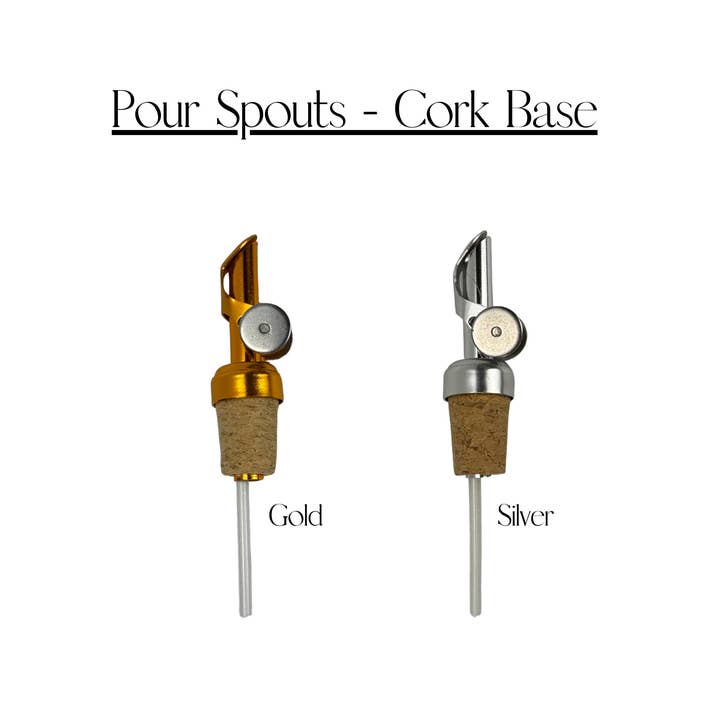 The Bottle Shoppe - Wholesale Oil/Vinegar Dispenser - Weighted Pour Spouts 2