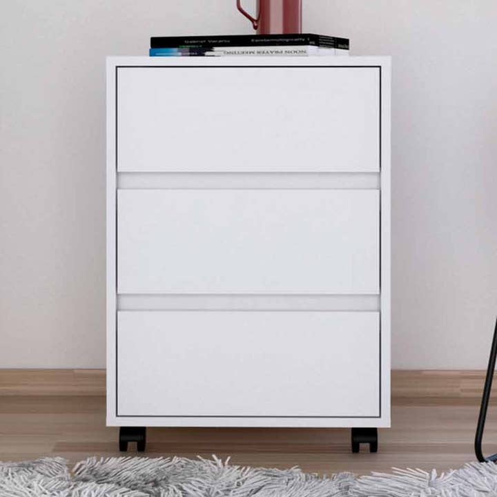 Ibero 3 Drawer Filing Cabinet, Casters for wholesale by Depot E-Shop