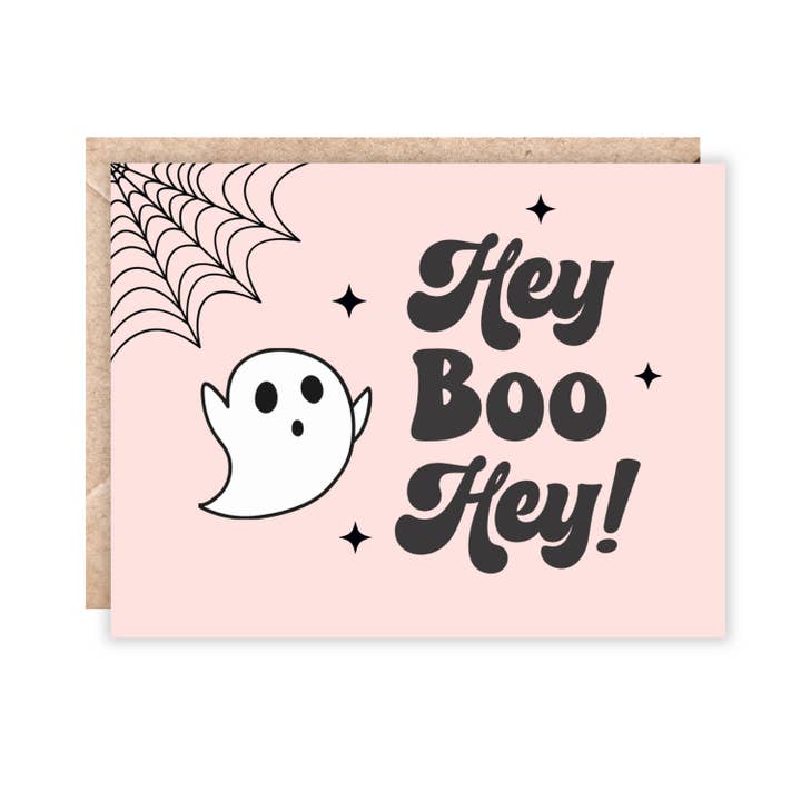 Hey Boo Hey Halloween Card for wholesale by Jolly Rae