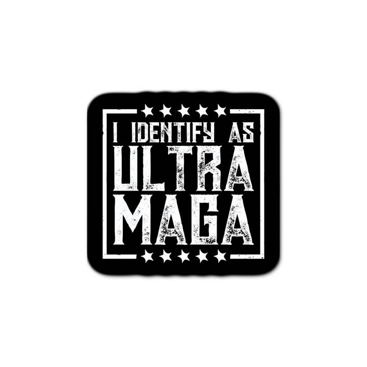 Stick-It Expressions - Wholesale Phone & Laptop Stickers - I Identify As Ultra Maga