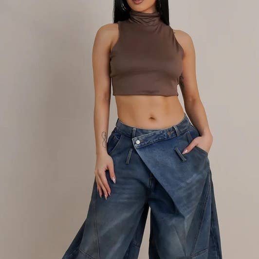 FD002 - VINTAGE WASHED DENIM WIDE PANTS
and other Purchase Wholesale jeans on line. Free Returns & Net 60 Terms on Faire trending on Faire.