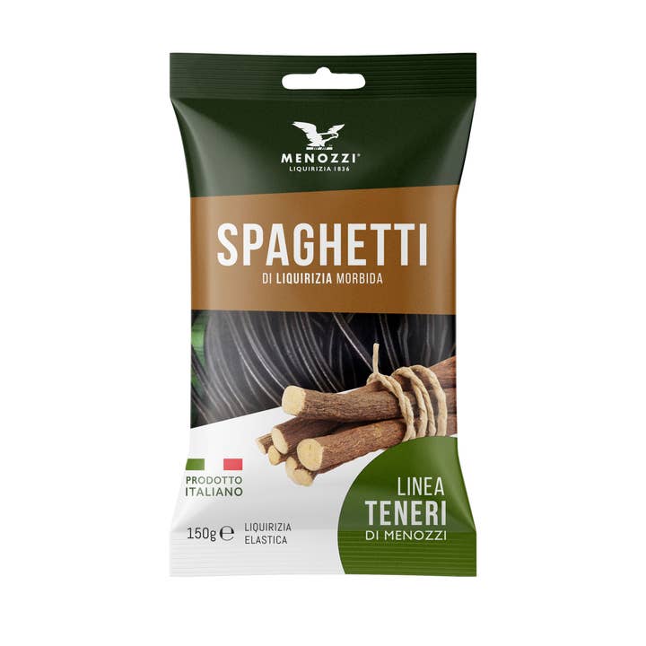 Menozzi De Rosa 1836 - Wholesale Pasta - Licorice spaghetti bag 150 grams