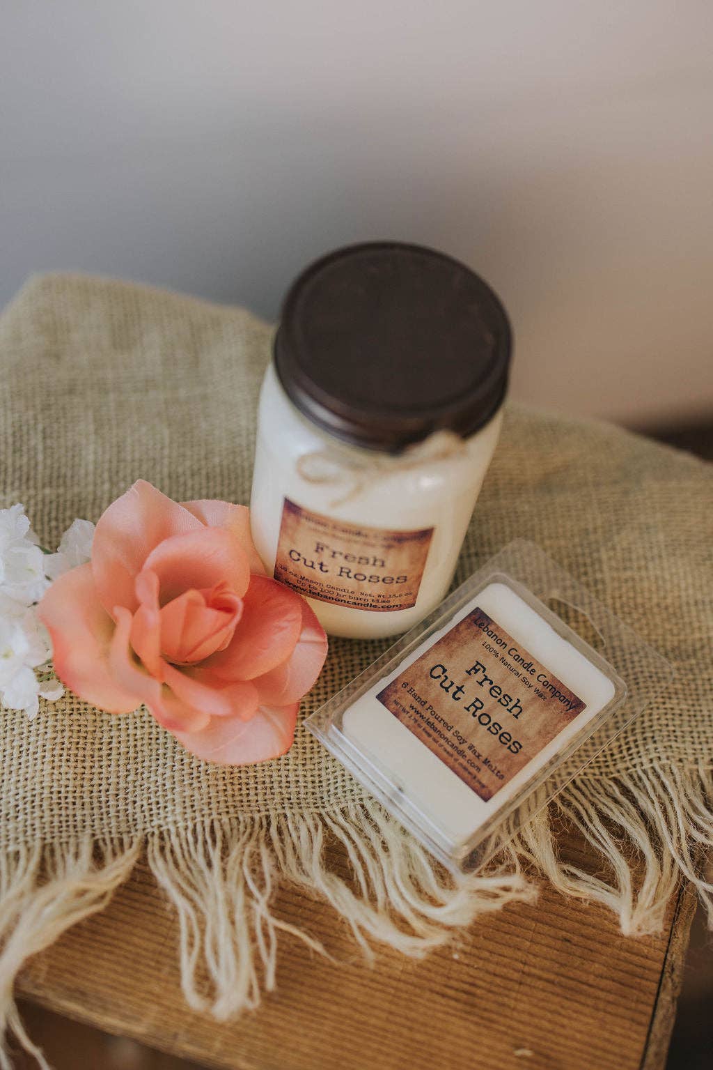 Lebanon Candle Company - Wholesale Wax Melt - Fresh Cut Roses Wax Melt , Scented Soy, Non-Toxic, Highly Scented, Handmade in The USA, 6 Cube Melt, Natural Soy Wax, Long Lasting Scent4