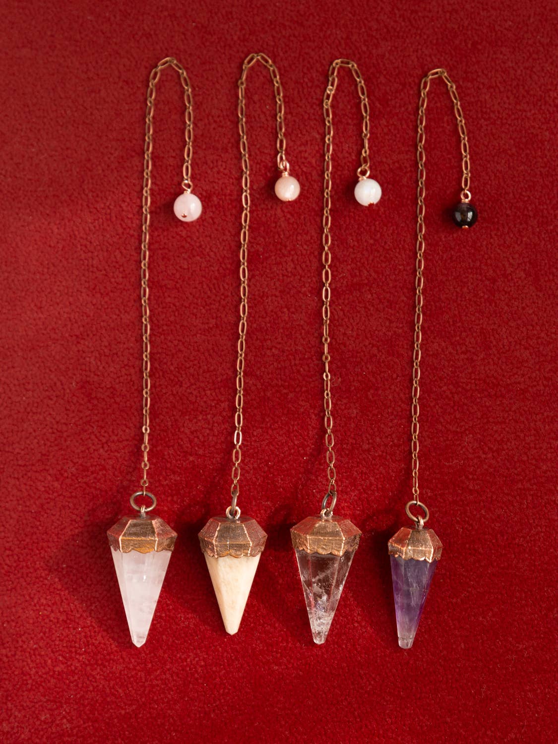 The Cyprus Cabinet - Wholesale Meditation Supplies - Pendulums | Copper + Crystal2