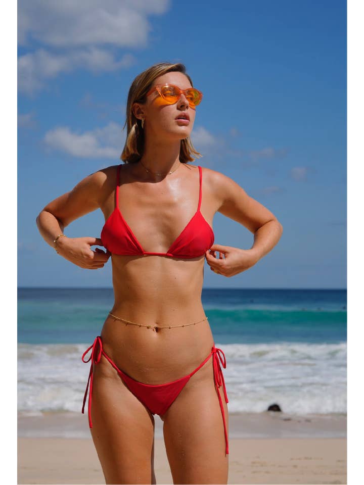 High Tower Swimwear - Wholesale Swim Top - Women's - Helio Top in Scarlet1