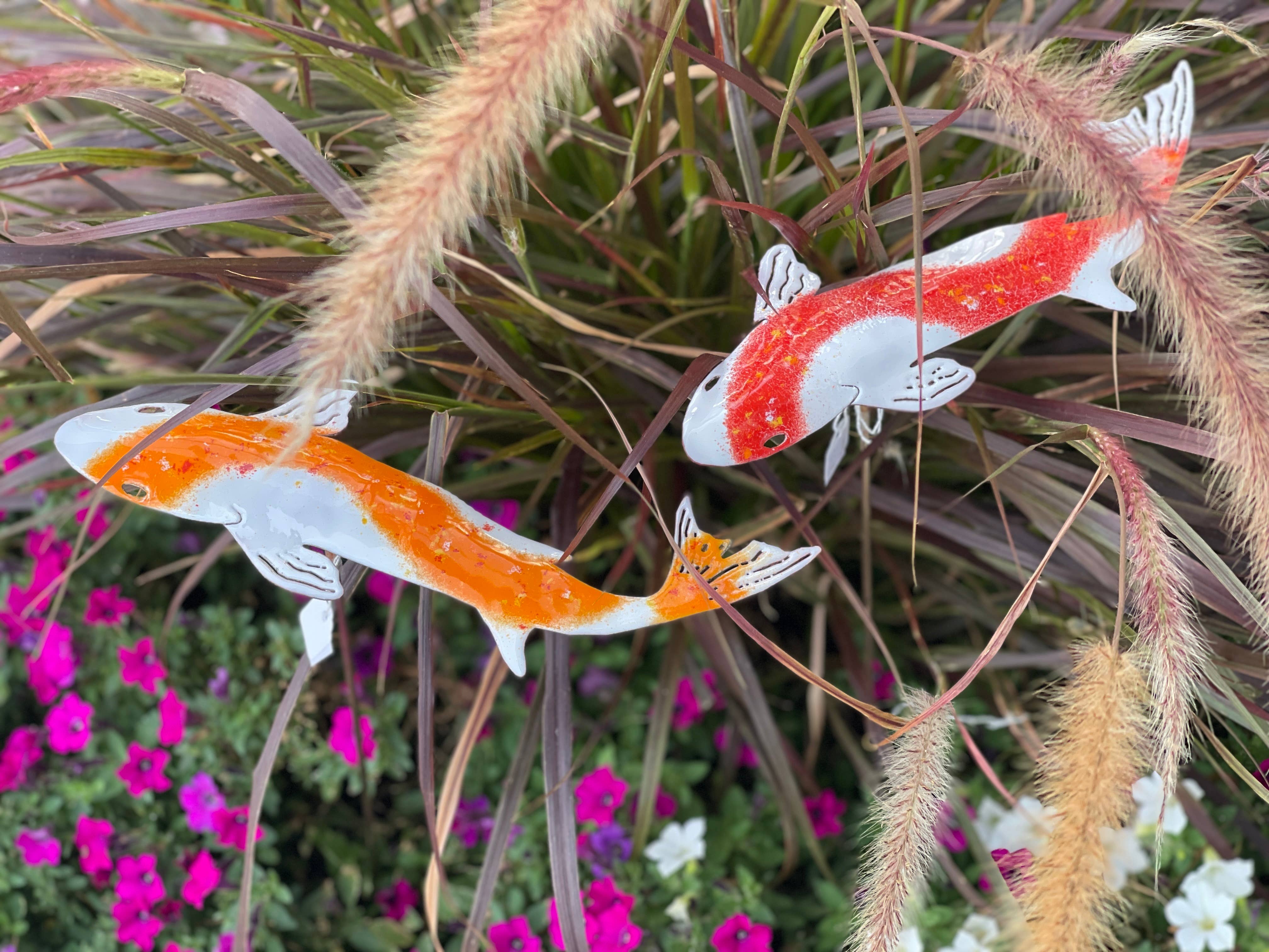 Clever Goods by Annabelle Noel Designs - Wholesale Garden/lawn stake - Copper Enamel Koi - assortment (1 each of 5 colors)4