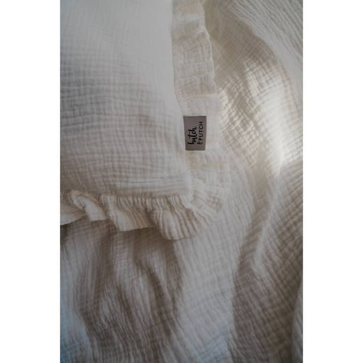 hutch&putch - Wholesale Bedding Set - Muslin bedding with ruffles made from 100% organic cotton1