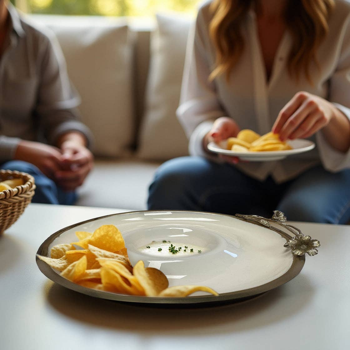 Chip and Dip Snack Platter for wholesale on Faire4