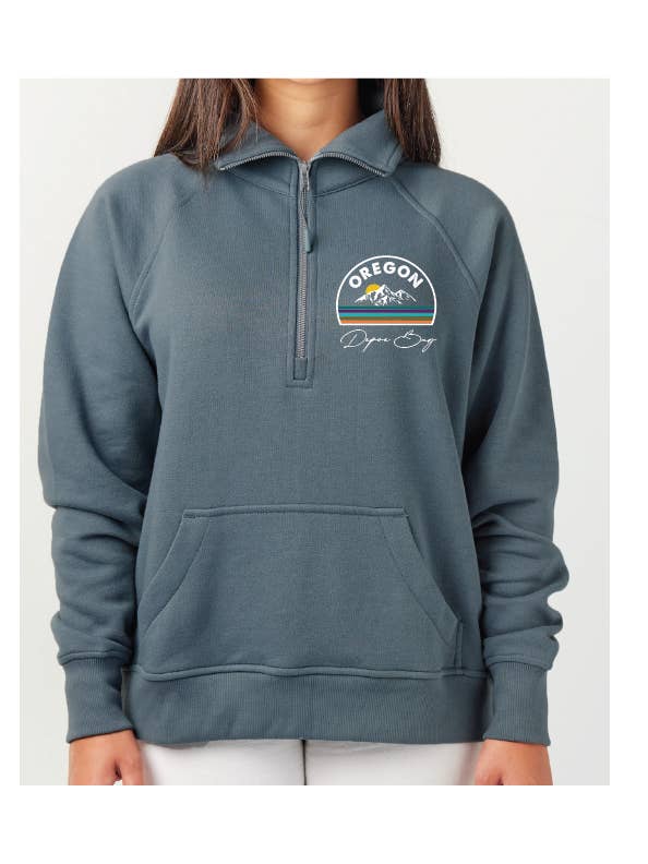 MT Brand Apparel - Wholesale Hoodie - Women's - Mountain Close To You - Customizable - 1/2 Zip Pullover