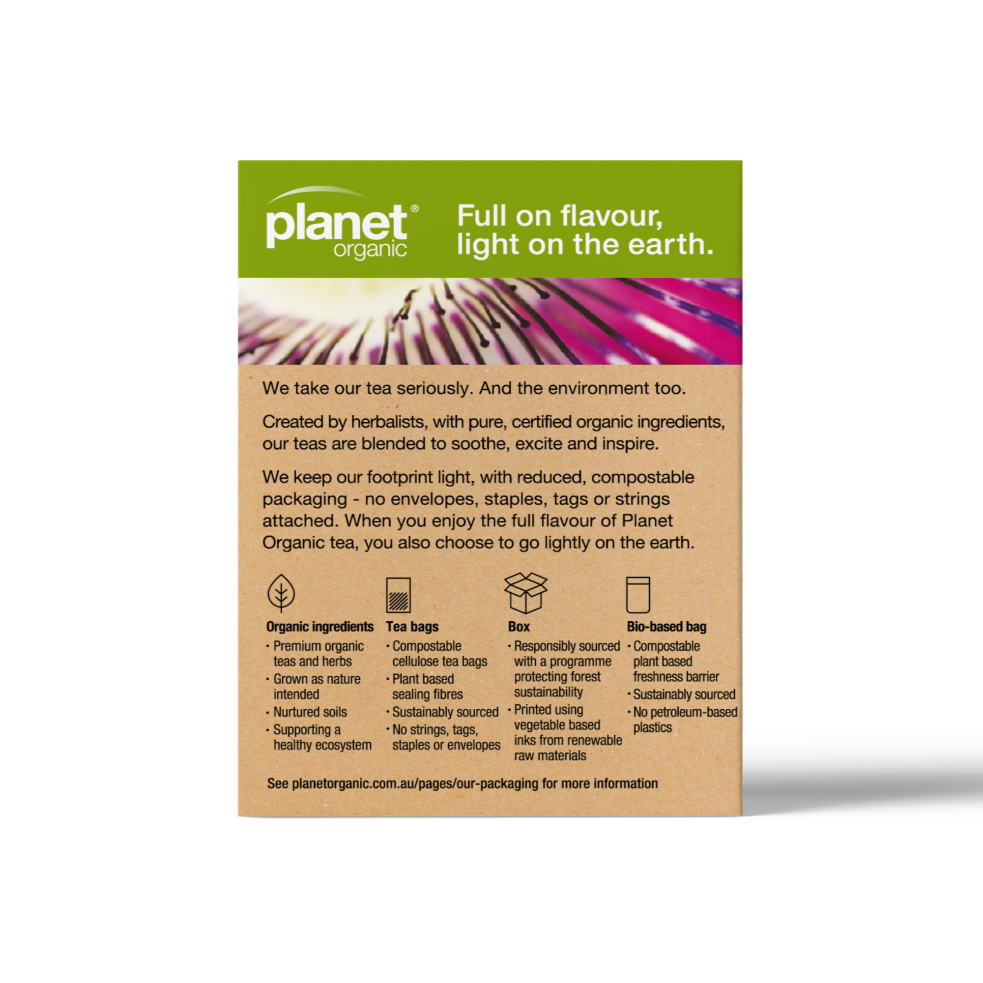 Planet Organic – wholesale Tepåsar – Passionflower Tepåsar6