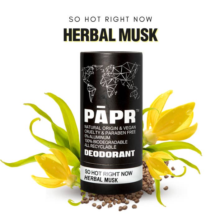 PAPER COSMETICS – Großhandel Deo – Unisex – So Hot Right Now Natürliches Unisex-Deodorant Herbal Musk
