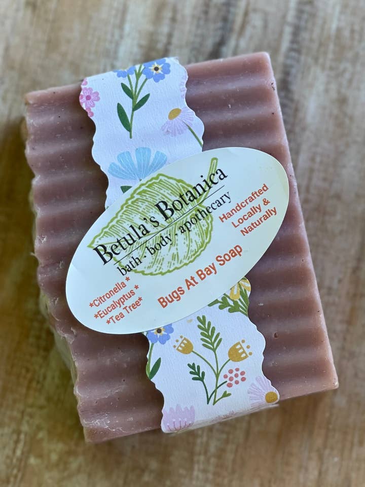 Bugs At Bay Soap for wholesale by Betula's Botanica ~ Bath, Body & Apothecary