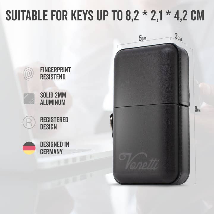 Vonetti – wholesale Dekorativ berlock för bil – Unisex – NYHET - VONETTI Elegant Premium Keyless Go skydd Box2