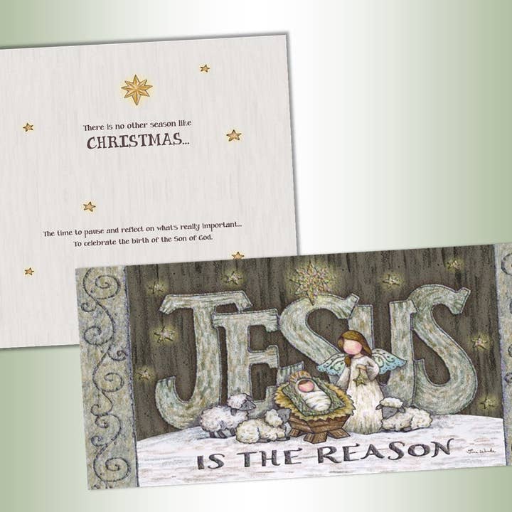 Jesus ist der Grund - Long Glitter #66234 für den Großhandel von Lux Press Group | LPG Greetings