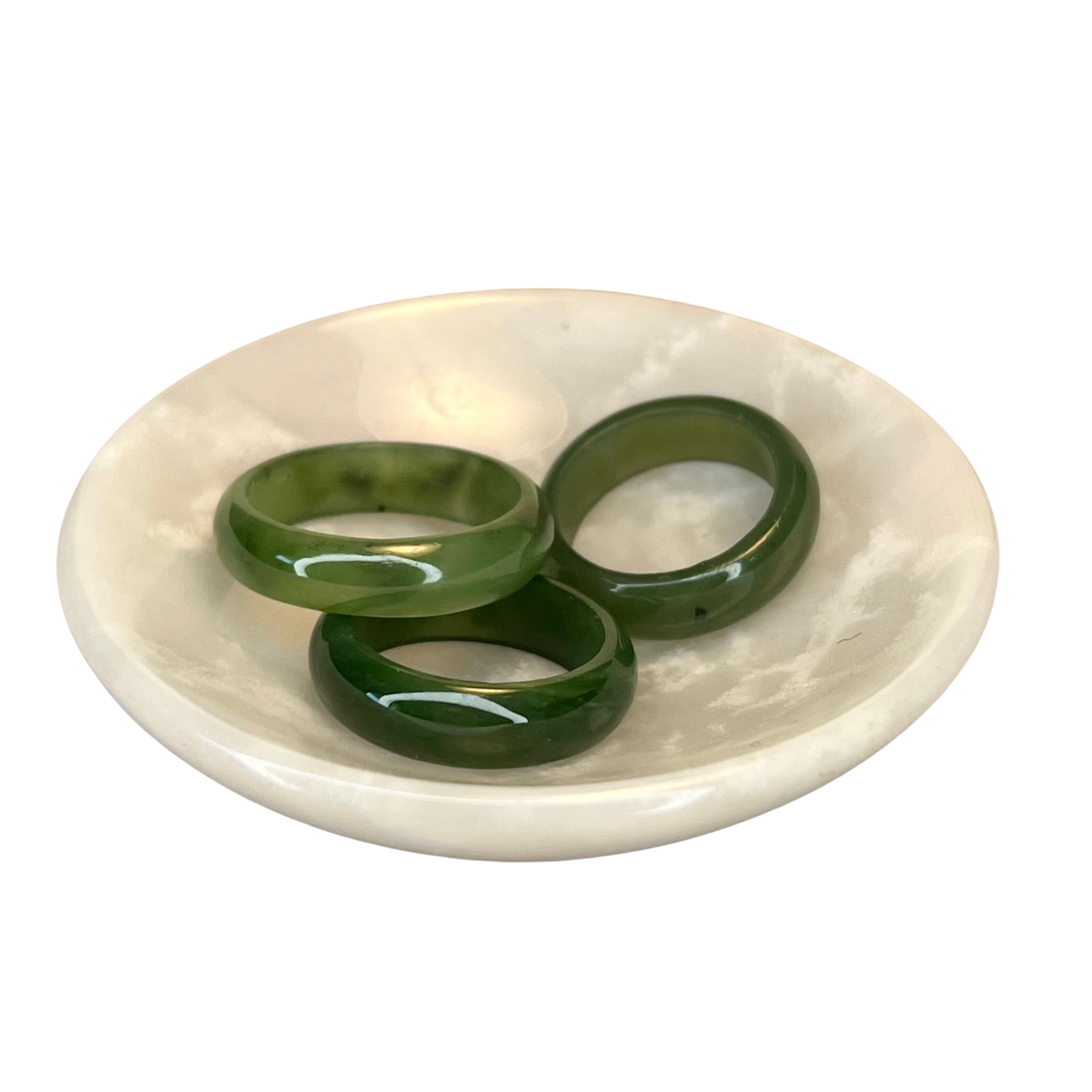Dyme Designs - Wholesale Band/Stacked Ring - Nephrite Jade Ring1