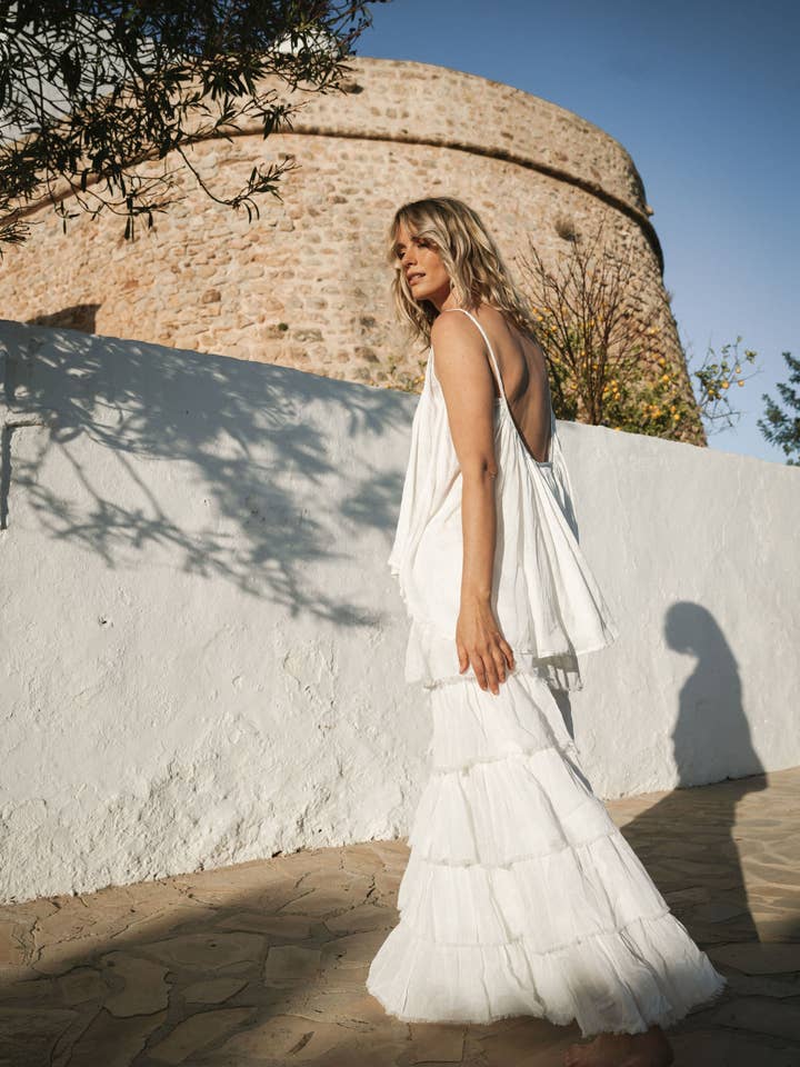 breeze silk cami White for wholesale by A Perfect Nomad