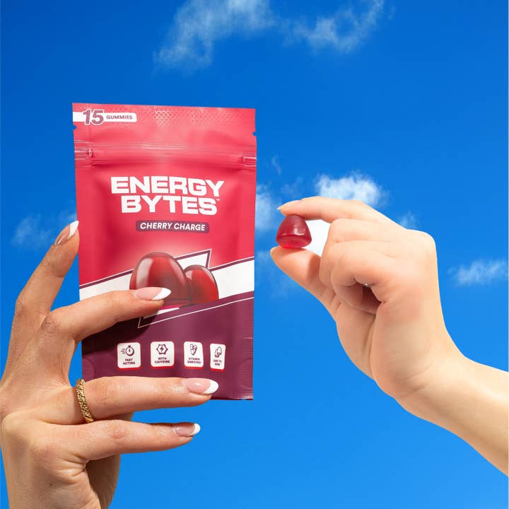 Energy Bytes - Wholesale Oral supplement/vitamin - Energy Bytes Caffeine Gummies | Cherry Charge | 1-Pack1