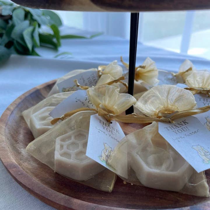 The VII Candle Company - Wholesale Bar Soap - Goats Milk Bee Soap Pieces