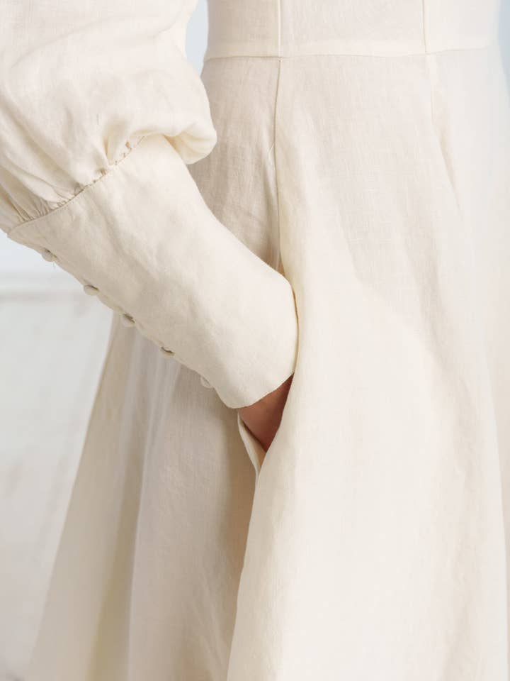 Red Poppy Hawthorn Dress, Long Sleeve for wholesale on Faire53